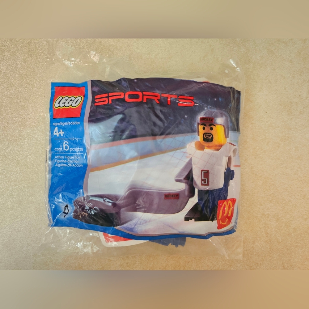 LEGO Sports 2004 McDonalds Happy Meal Toy Hockey Player #5 New SEALED